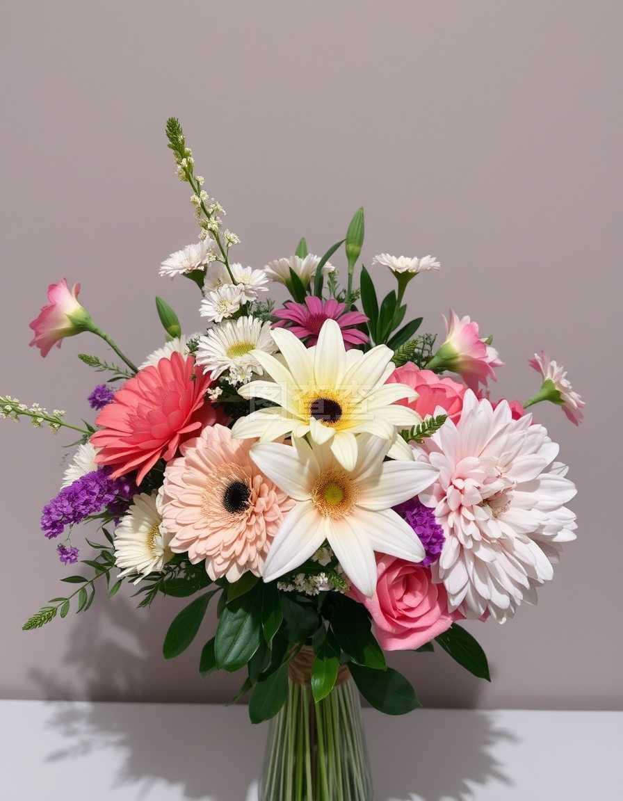 花卉花束与苗木 自然之美与生活艺术的结合